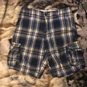 Aeropostale 87 Mens Size 30 Hiking/plaid khaki shorts